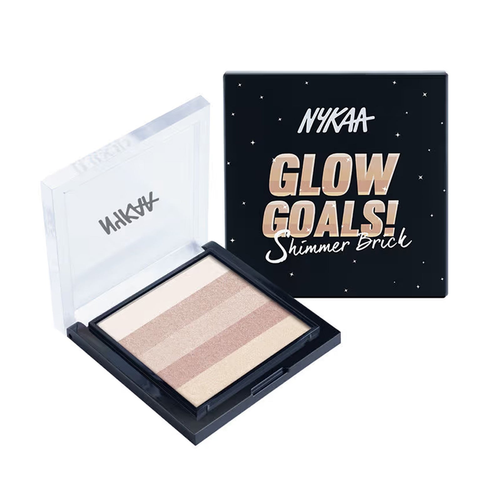 Nykaa Glow Goals Shimmer Brick Highlighter Palette 7.5G