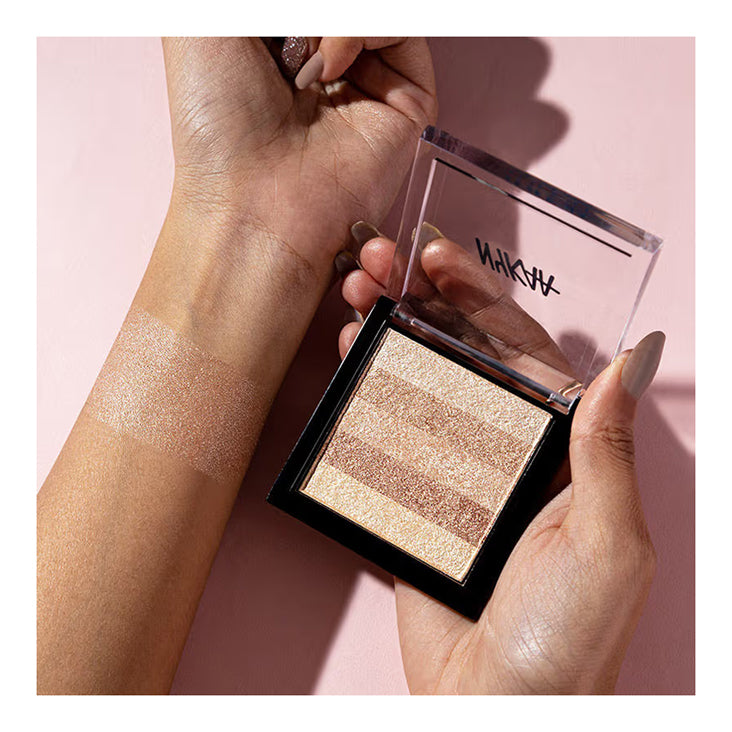 Nykaa Glow Goals Shimmer Brick Highlighter Palette 7.5G