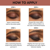 Nykaa Cosmetic Eyes On Me 4 In 1 Quad Eyeshadow Palette 5G
