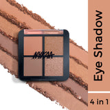 Nykaa Cosmetic Eyes On Me 4 In 1 Quad Eyeshadow Palette 5G