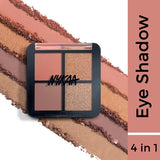 Nykaa Cosmetic Eyes On Me 4 In 1 Quad Eyeshadow Palette 5G