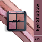 Nykaa Cosmetic Eyes On Me 4 In 1 Quad Eyeshadow Palette 5G