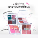 Nykaa Cosmetic Eyes On Me 4 In 1 Quad Eyeshadow Palette 5G