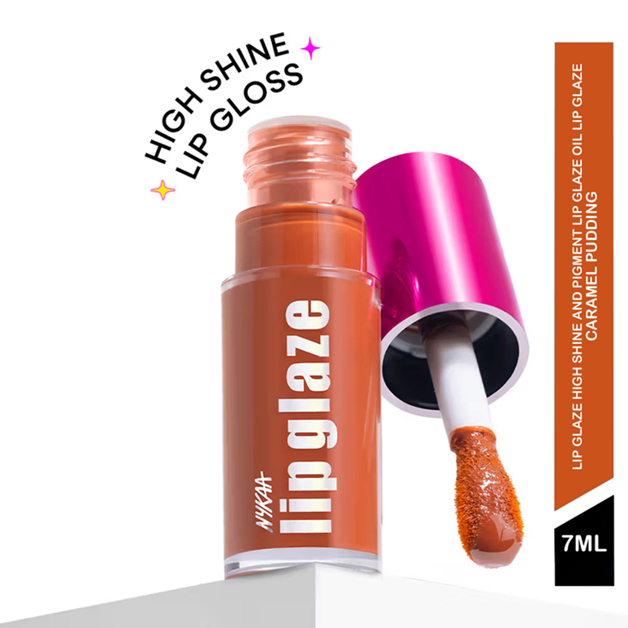 Nykaa Cosmetic Lip Glaze High Pigment Lip Gloss Oil 7Ml