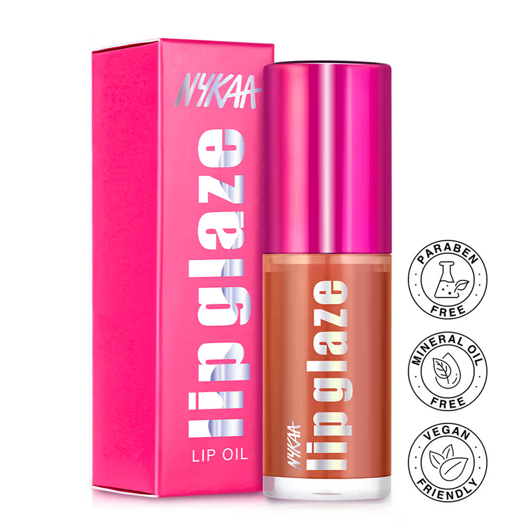 Nykaa Cosmetic Lip Glaze High Pigment Lip Gloss Oil 7Ml