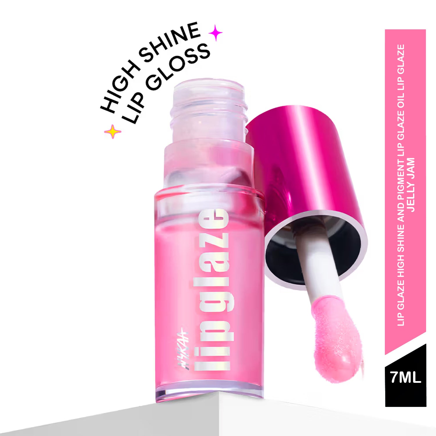 Nykaa Cosmetic Lip Glaze High Pigment Lip Gloss Oil 7Ml