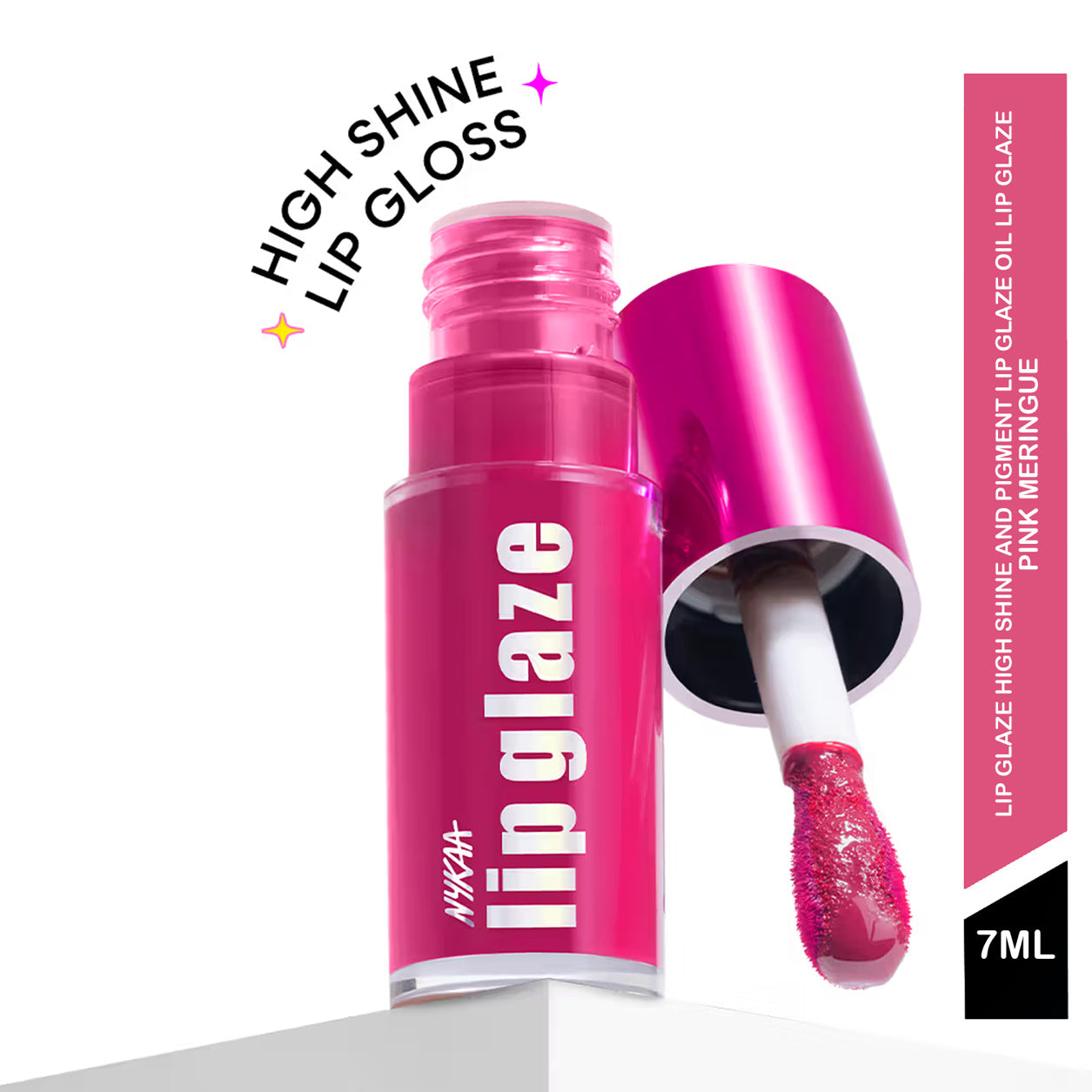 Nykaa Cosmetic Lip Glaze High Pigment Lip Gloss Oil 7Ml