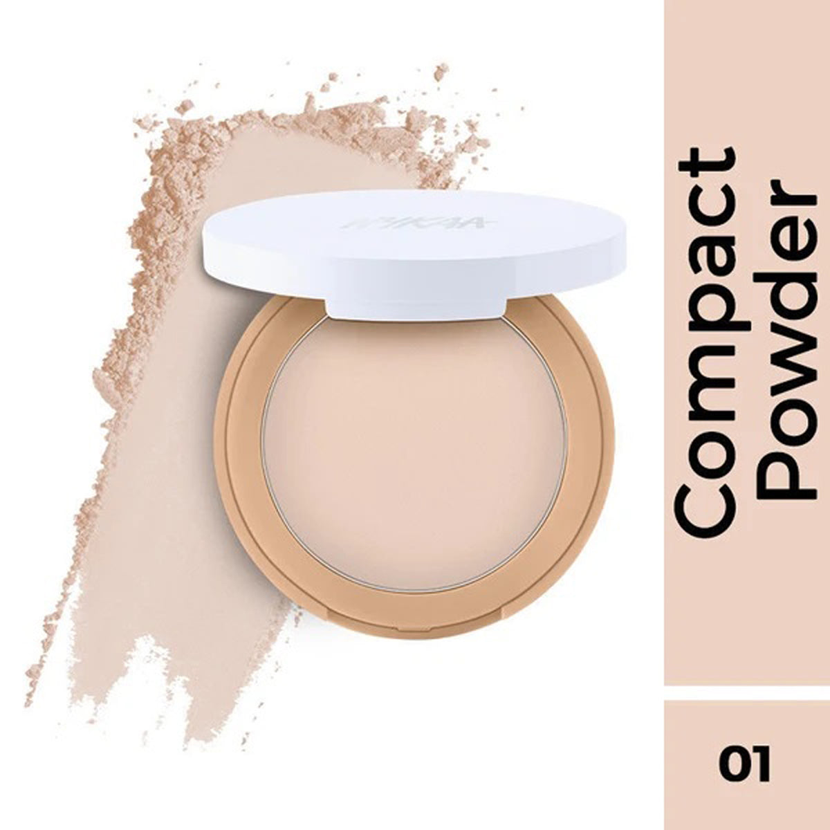 Nykaa All Day Matte 12Hr Oil Control Face Compact Spf15 Pa++ 8G