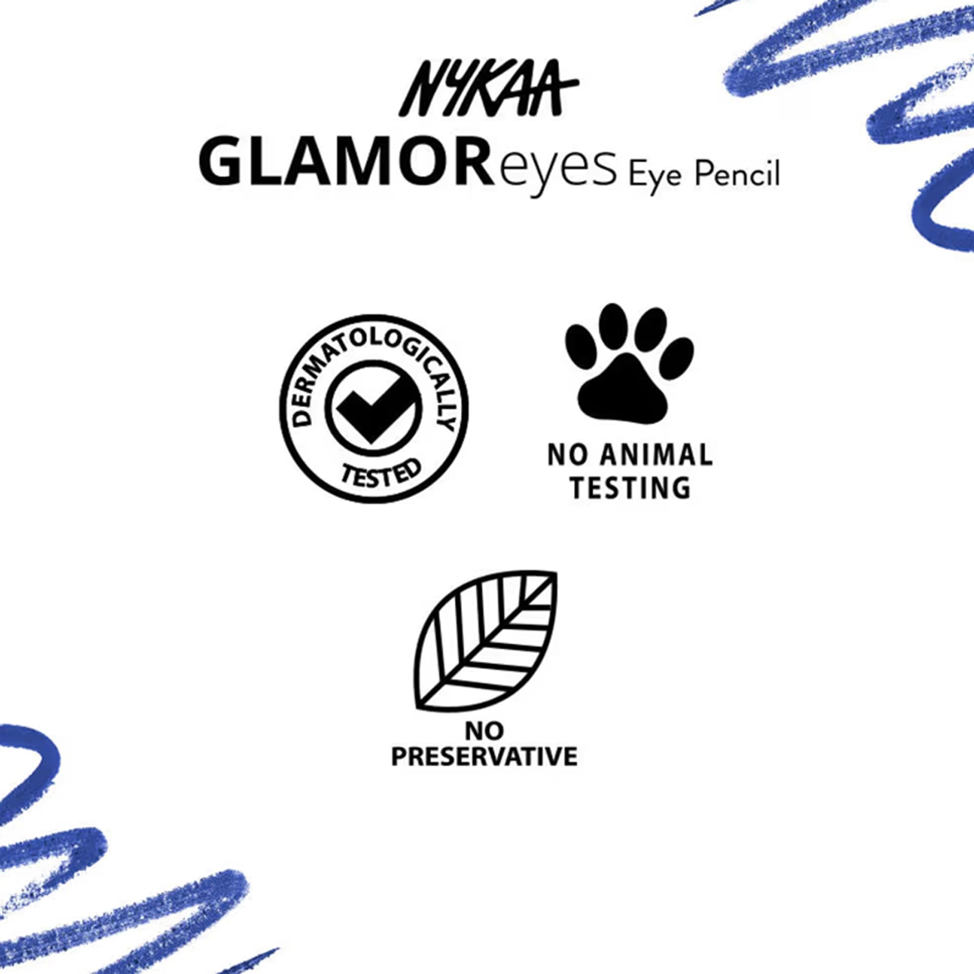 Nykaa Glamoreyes Waterproof & Smudgeproof Shimmer Eye Pencil 1.2G