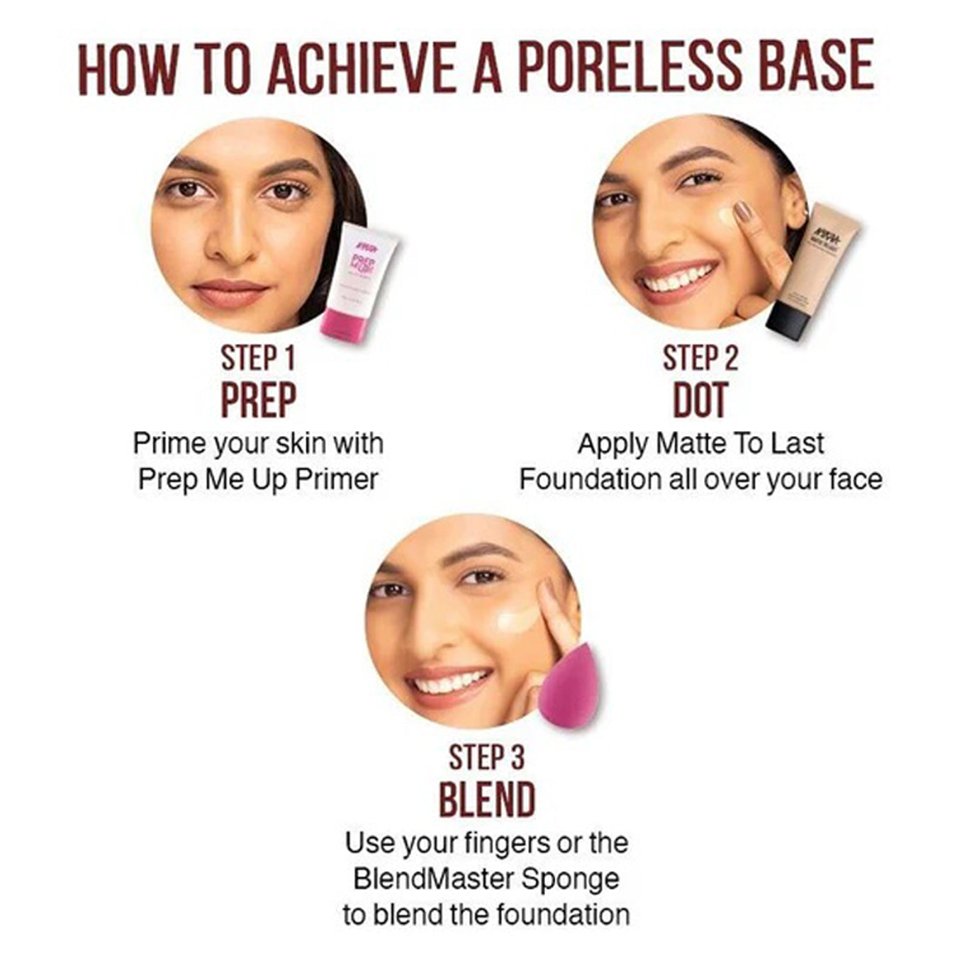 Nykaa Matte To Last Pore Minimizing Foundation 30Ml