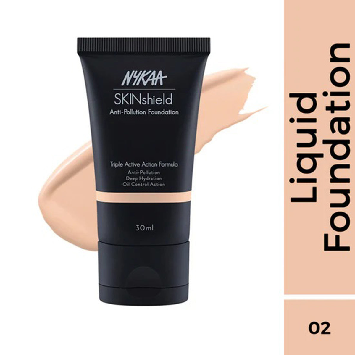 Nykaa Skinshield Anti-Pollution Matte Foundation For Oily Skin 30Ml