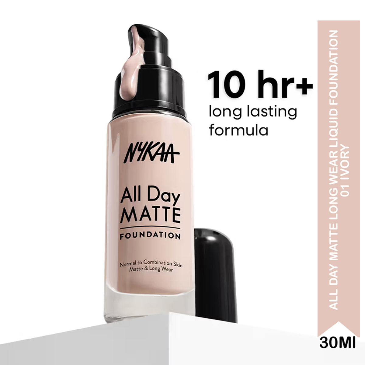 Nykaa All Day Matte Long Wear Liquid Foundation For Normal To Combination Skin 30Ml