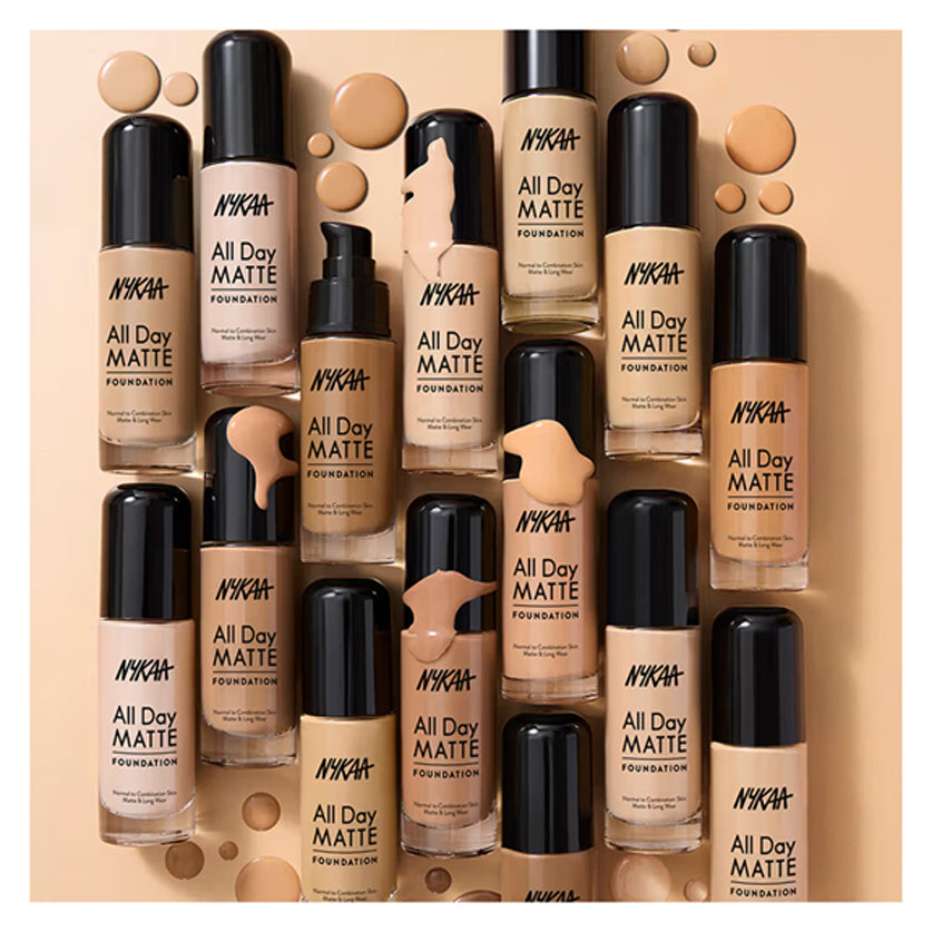 Nykaa All Day Matte Long Wear Liquid Foundation For Normal To Combination Skin 30Ml