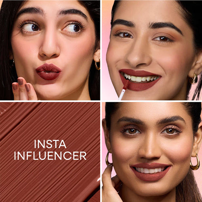 Nykaa All Day Matte Waterproof Transfer Proof 12H Liquid Lipstick 2.1Ml