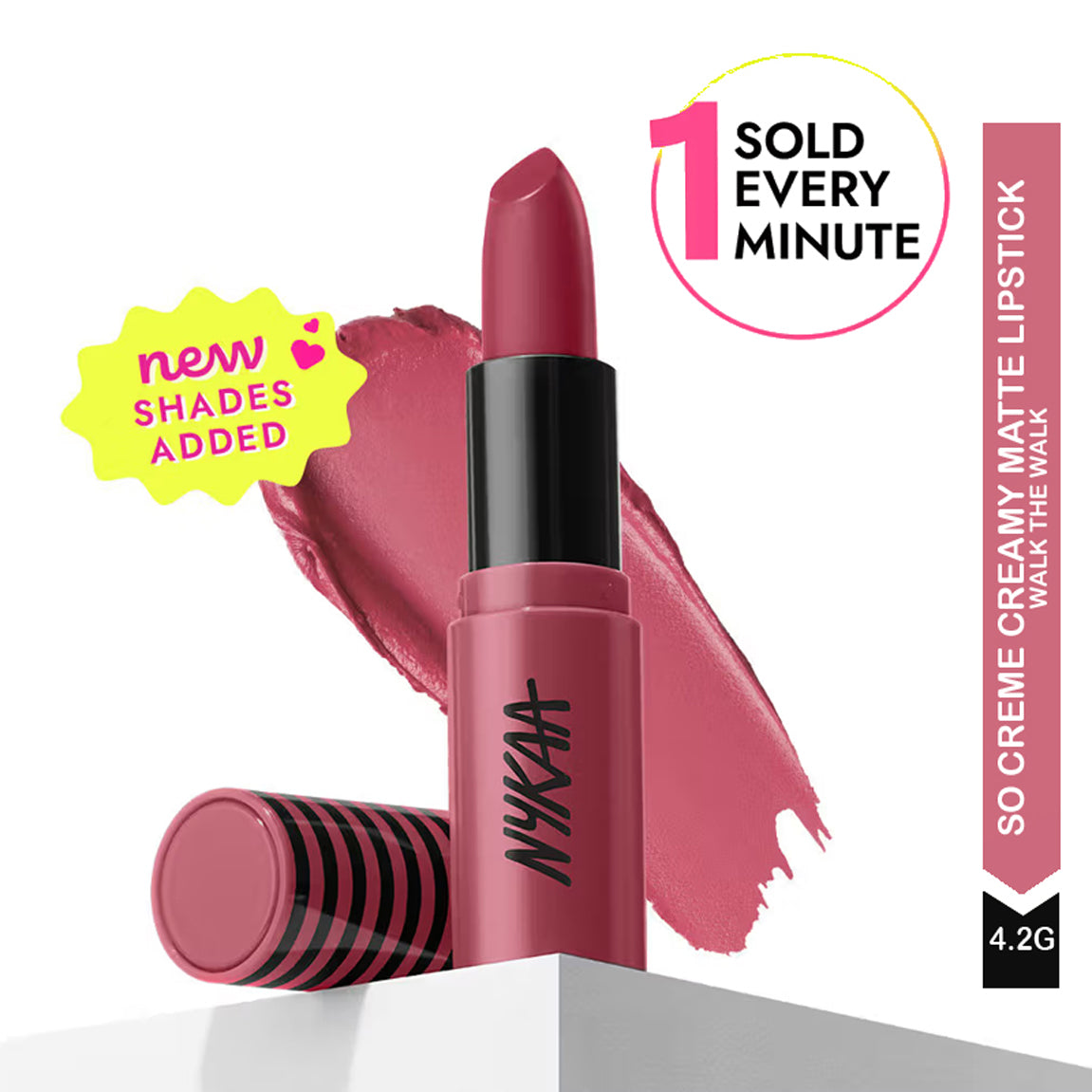 Nykaa So Creme Creamy Matte Lipstick 4.2G