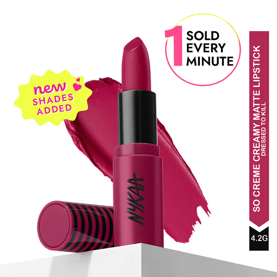 Nykaa So Creme Creamy Matte Lipstick 4.2G