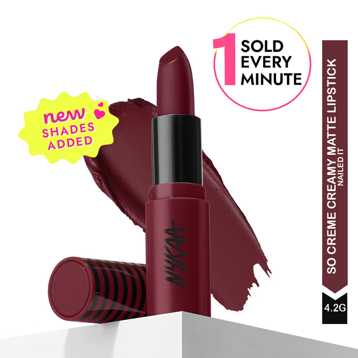 Nykaa So Creme Creamy Matte Lipstick 4.2G