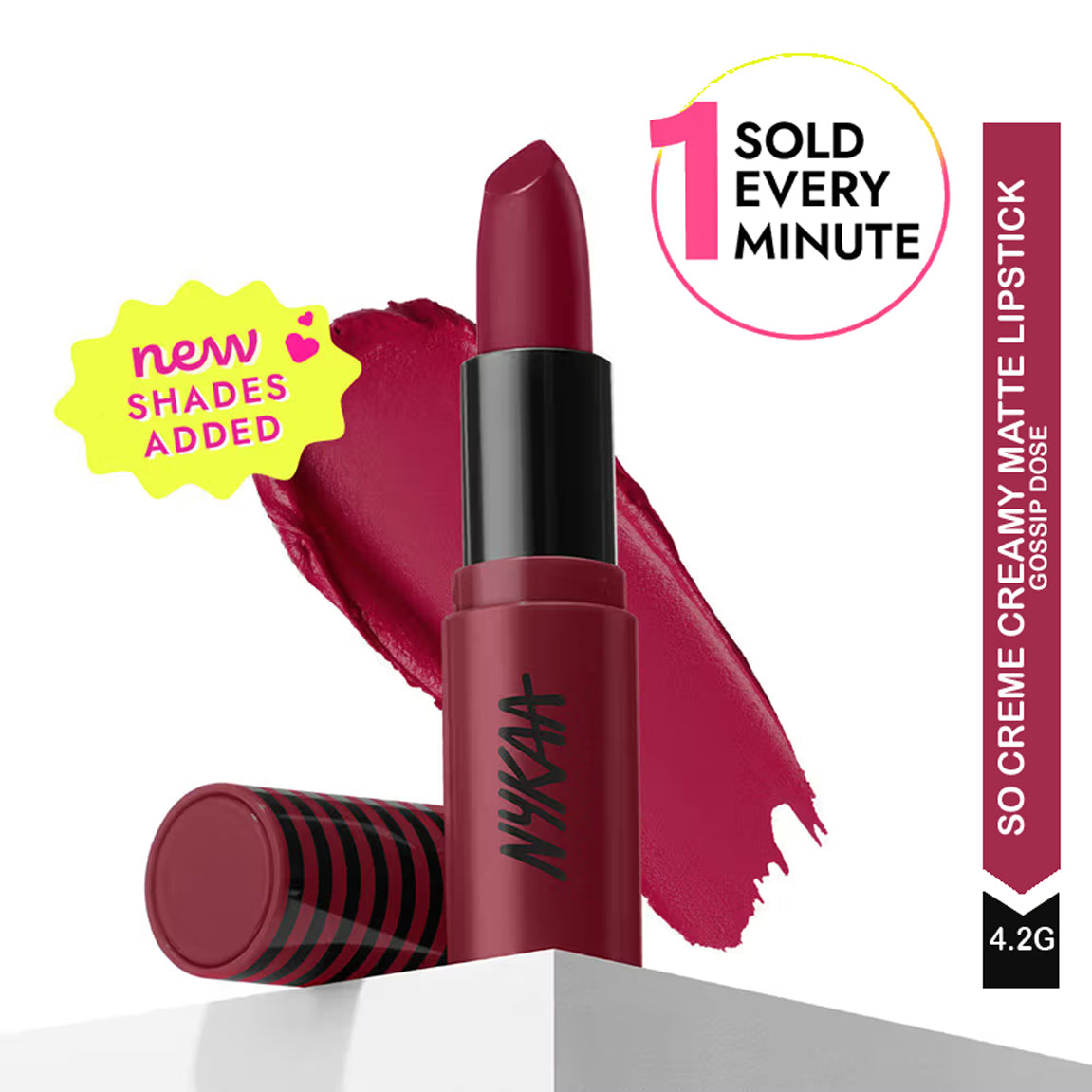 Nykaa So Creme Creamy Matte Lipstick 4.2G