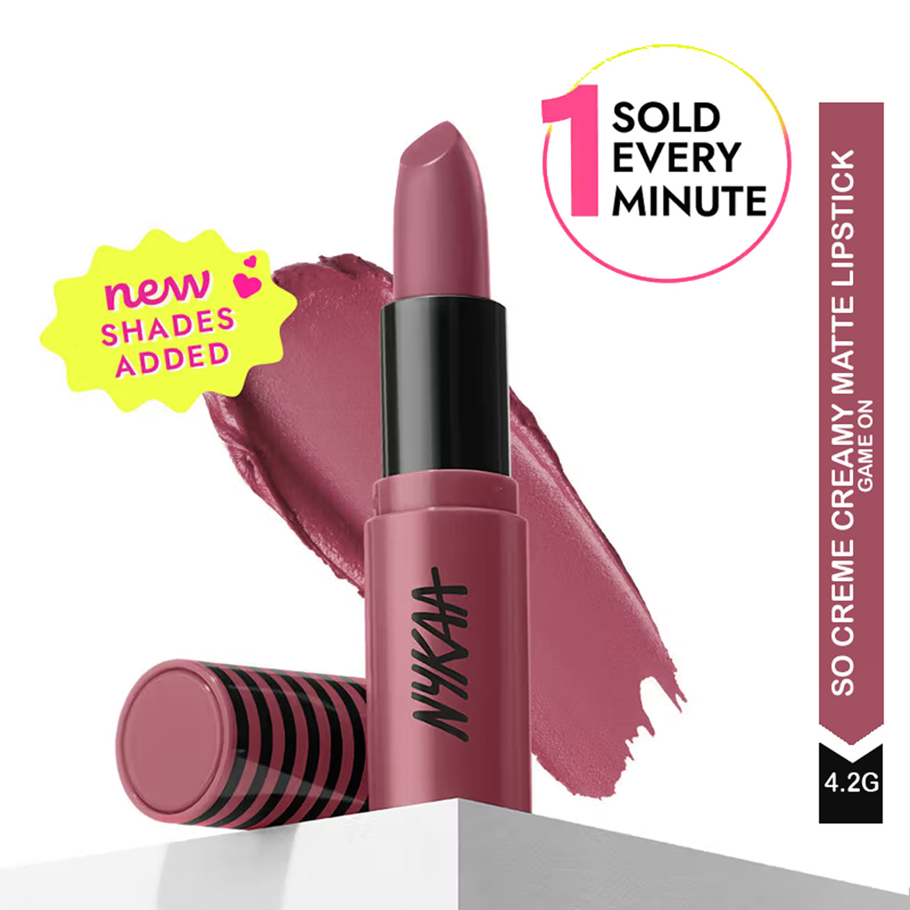 Nykaa So Creme Creamy Matte Lipstick 4.2G