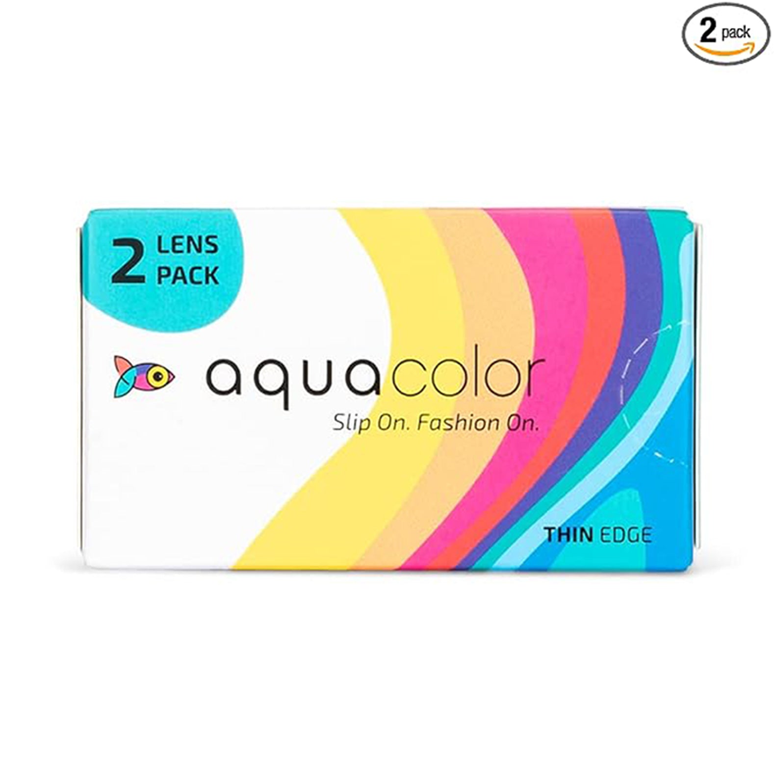 Aqua Color Contact Lenses Dusky Brown