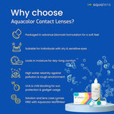 Aqua Color Contact Lenses Envy Green