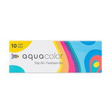 Aqua Color Contact Lenses Mocha Brown