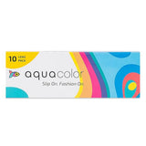 Aqua Color Contact Lenses Naughty Brown