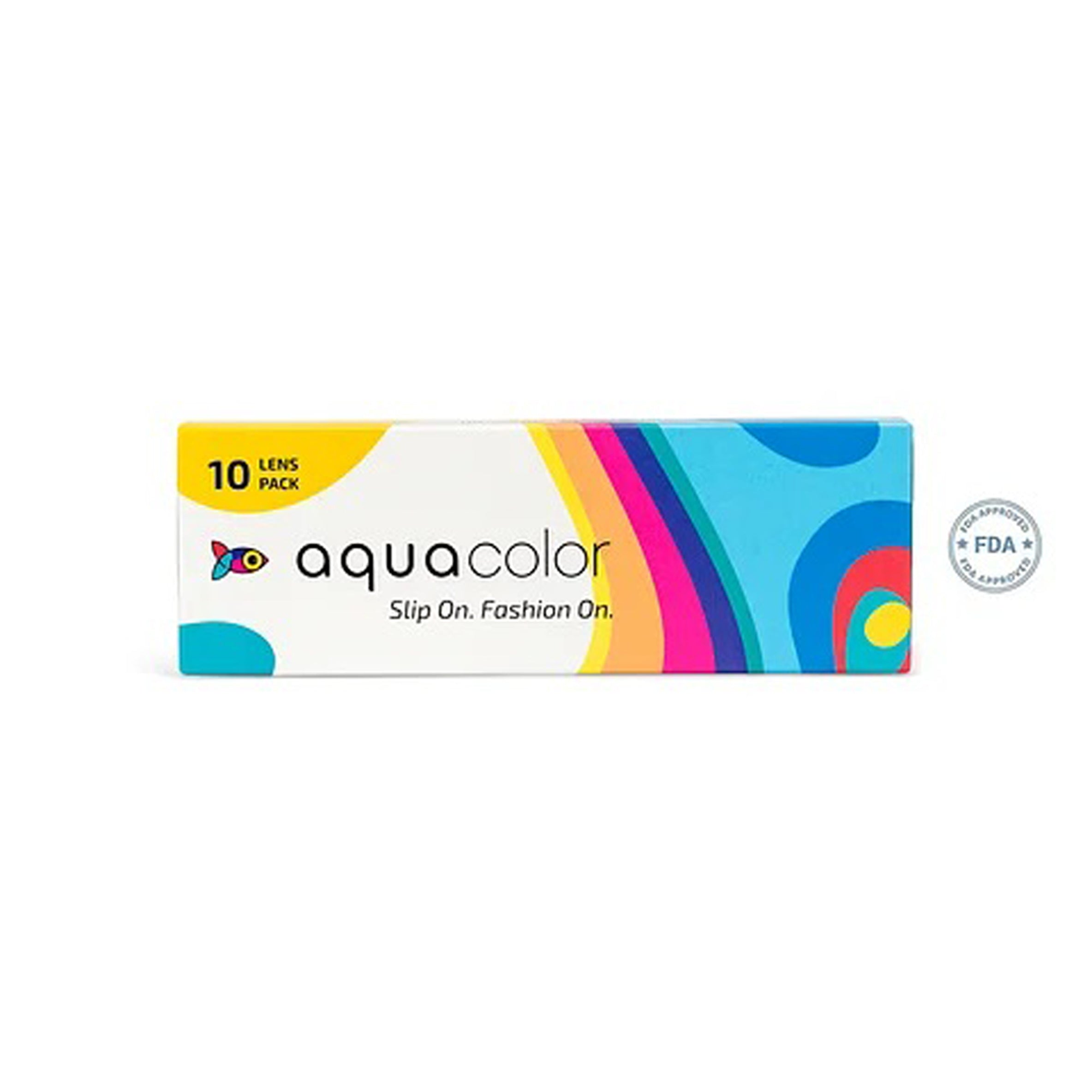 Aqua Color Contact Lenses Walnut Brown