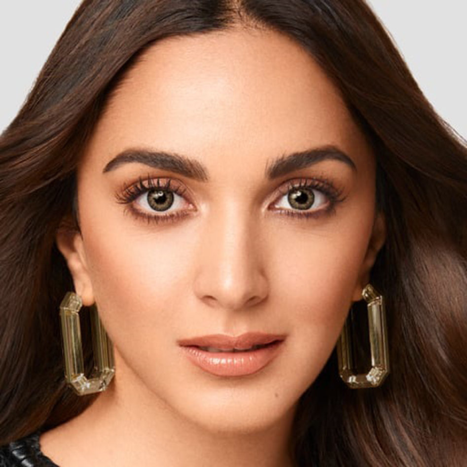 Aqua Color Contact Lenses Walnut Brown