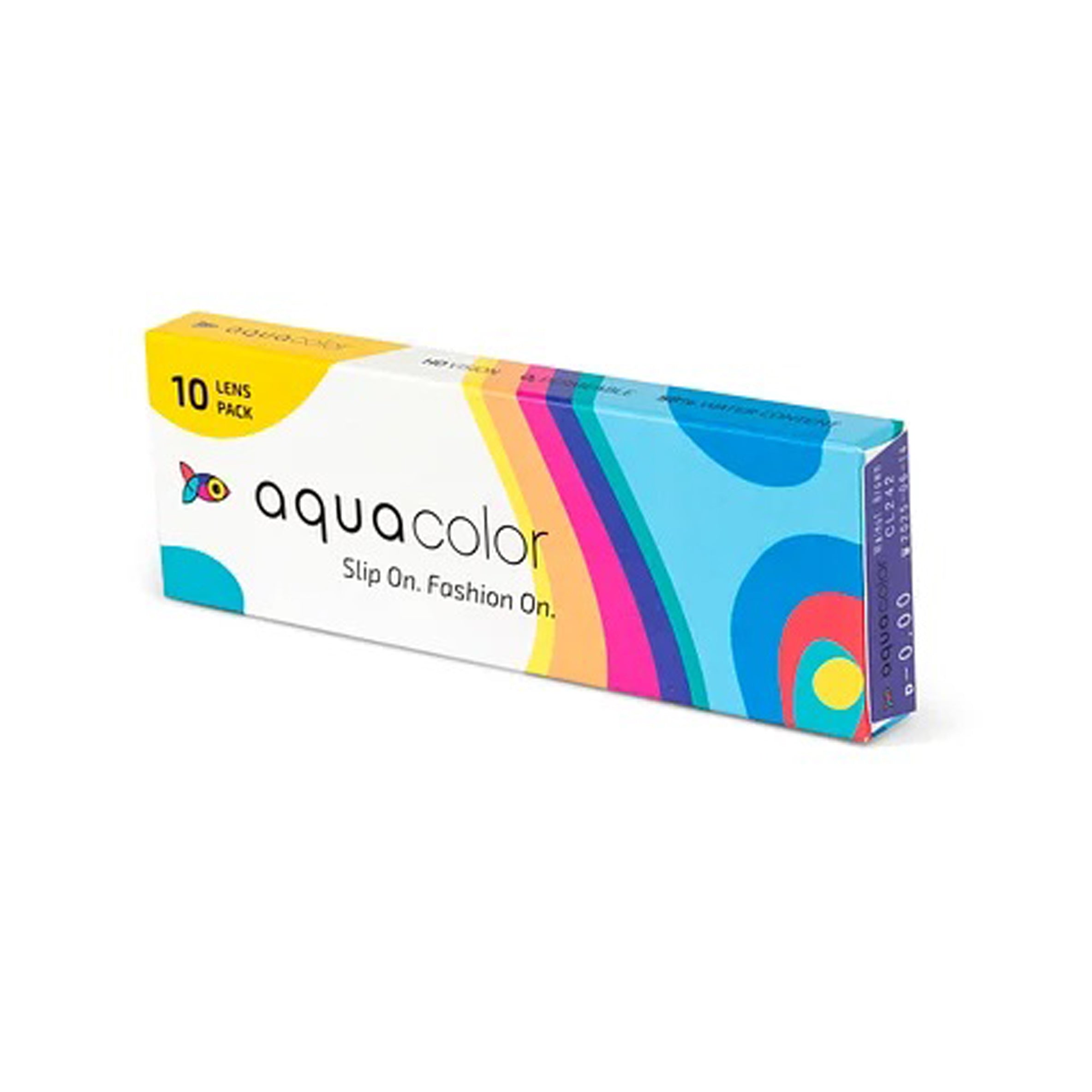 Aqua Color Contact Lenses Walnut Brown