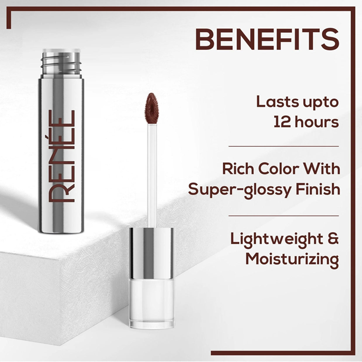 Renee Gloss Stay Transfer Proof Glossy Liquid Lip Color 3.5Ml