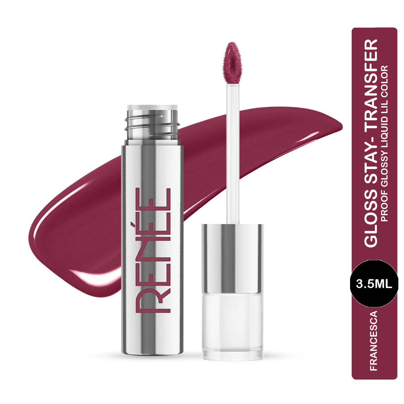 Renee Gloss Stay Transfer Proof Glossy Liquid Lip Color 3.5Ml
