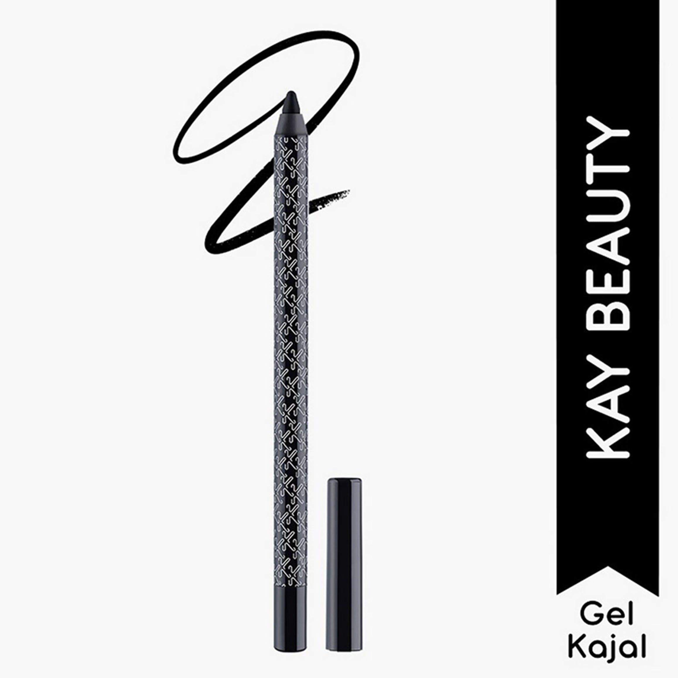 Kay Beauty Smudgeproof Jet Black Gel Kajal 1.2G