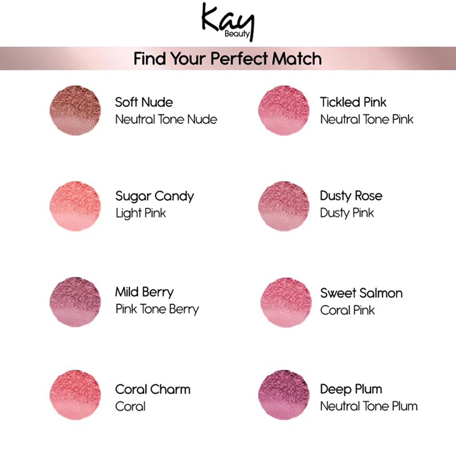 Kay Beauty Matte Blush 8.5Gm