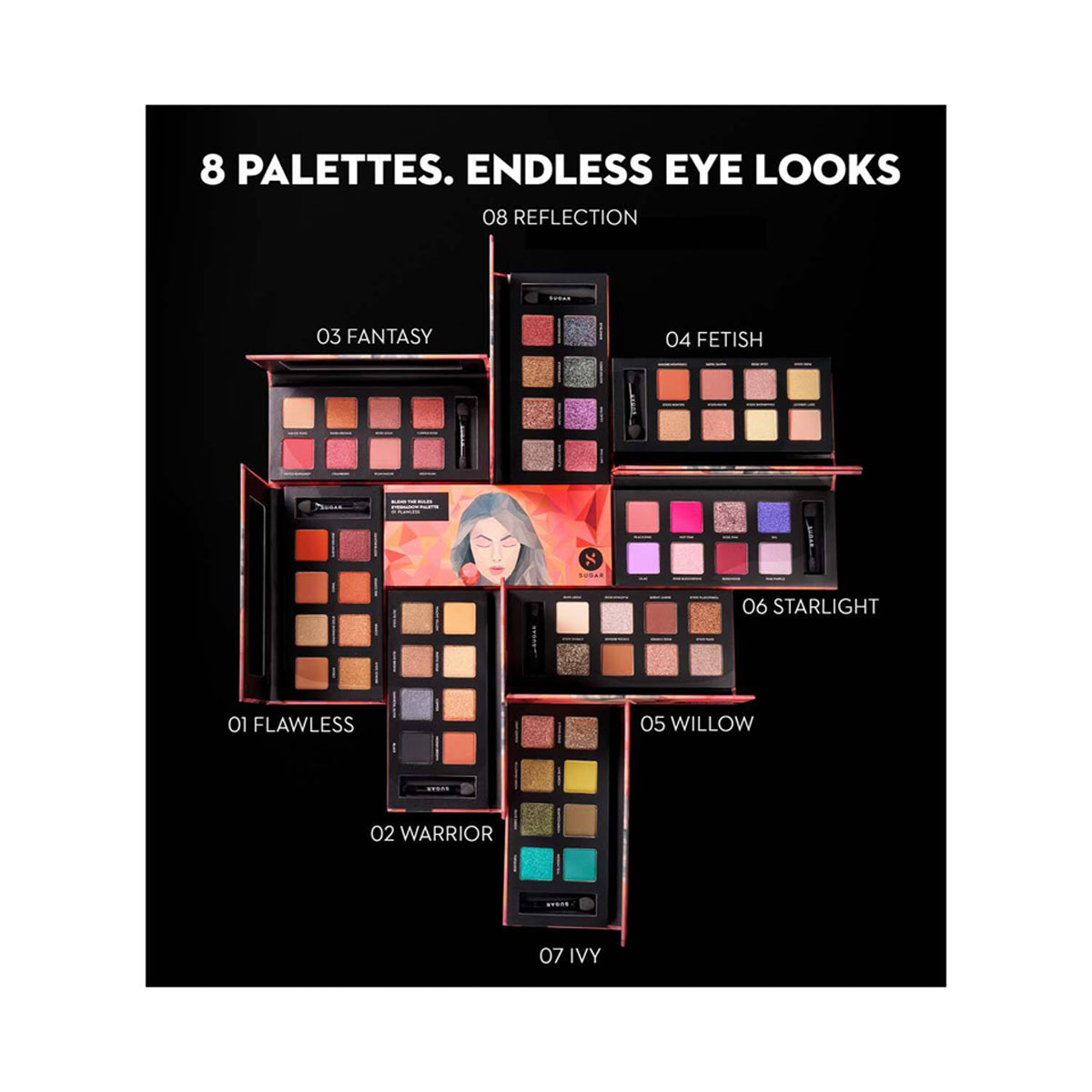 Sugar Blend The Rules Eyeshadow Palette 10.4G