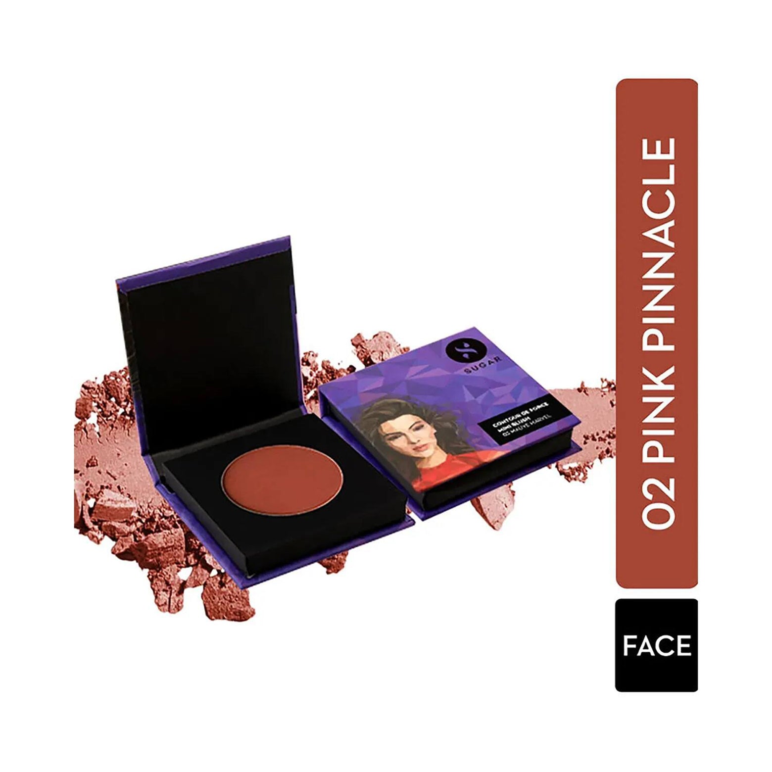 Sugar Contour De Force Mini Blush 4Gm