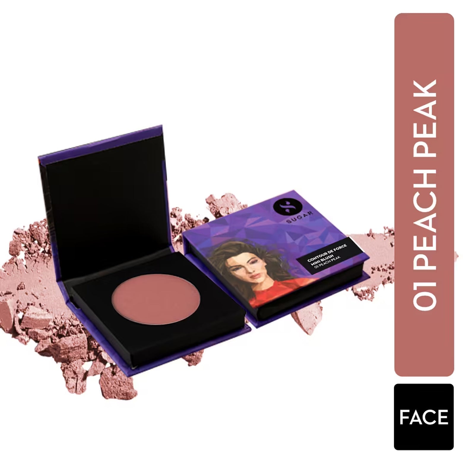 Sugar Contour De Force Mini Blush 4Gm