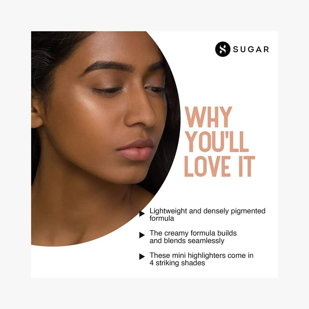 Sugar Contour De Force Mini Highlighter 4Gm