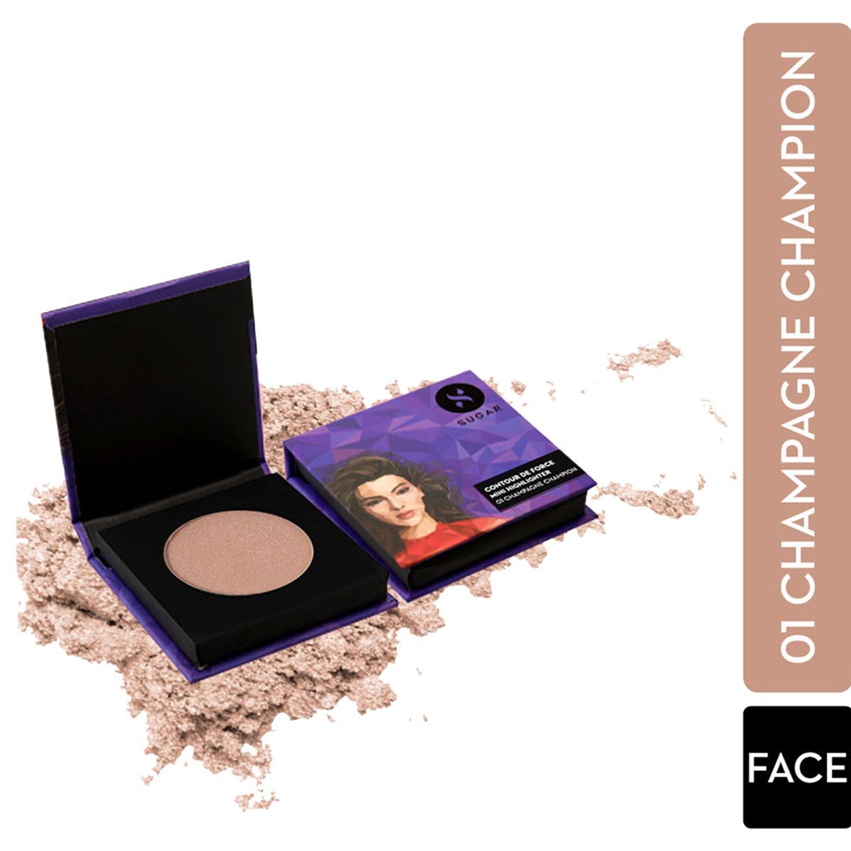 Sugar Contour De Force Mini Highlighter 4Gm