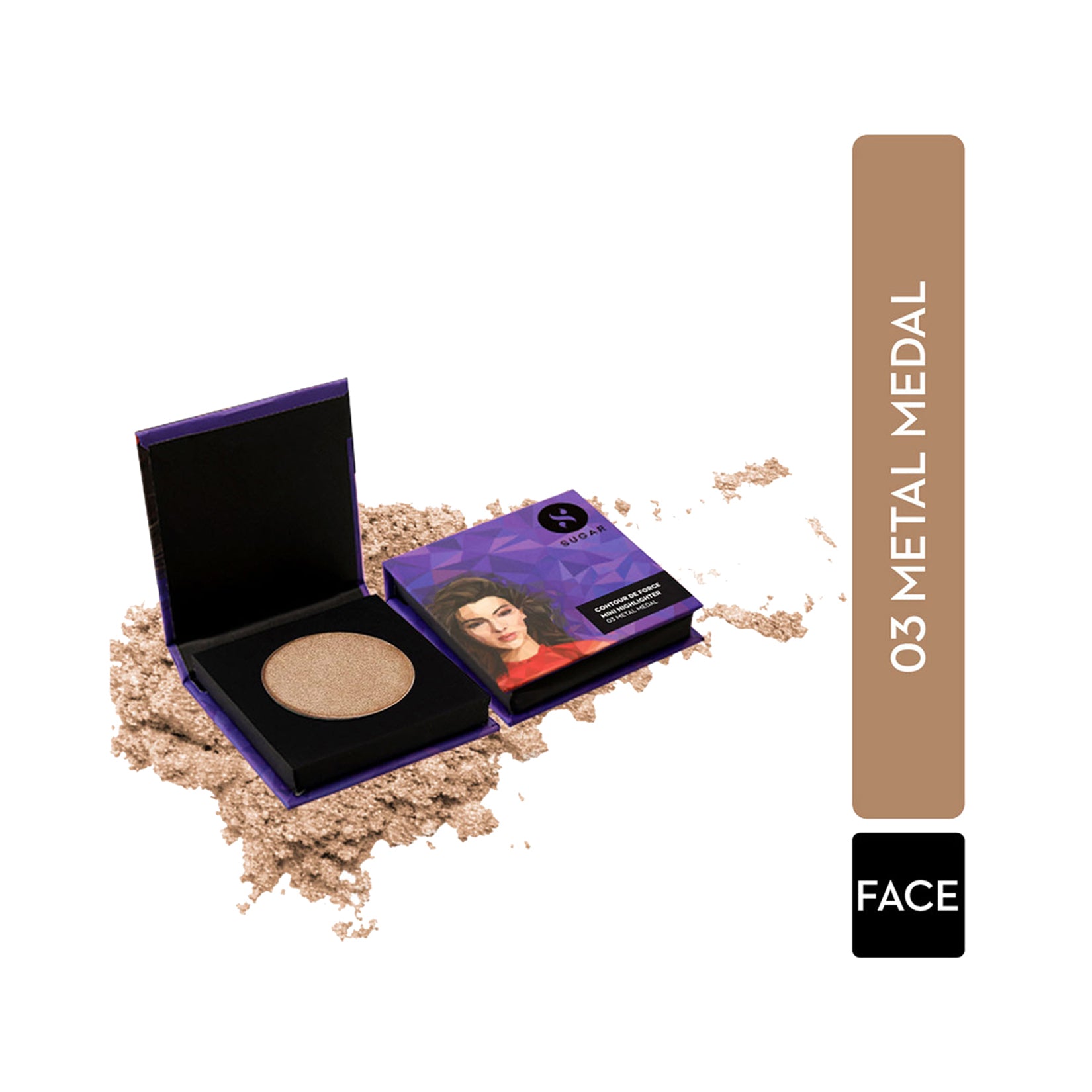 Sugar Contour De Force Mini Highlighter 4Gm