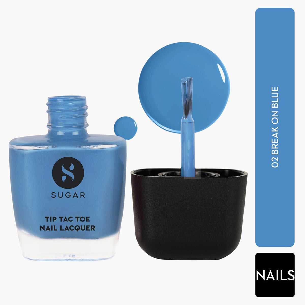 Sugar Tip Tac Toe Nail Laquer Classic 9Ml
