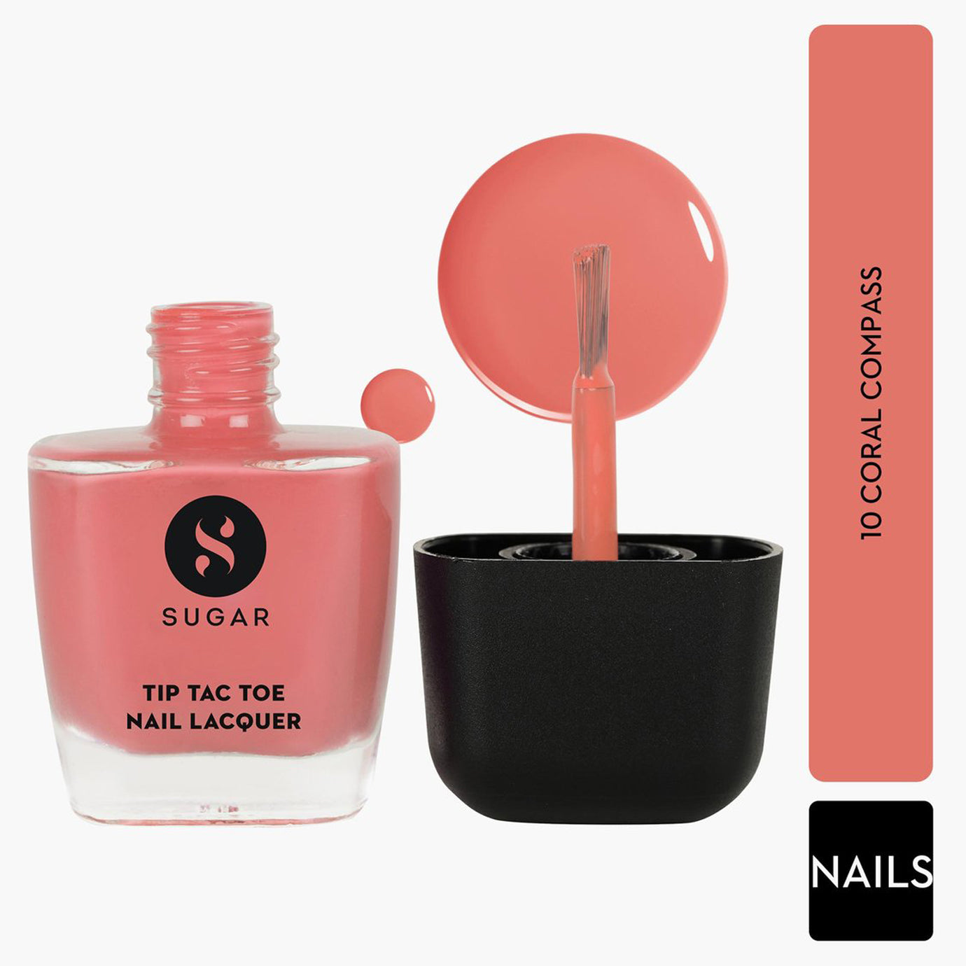 Sugar Tip Tac Toe Nail Laquer Classic 9Ml