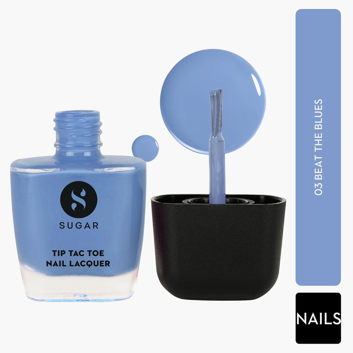 Sugar Tip Tac Toe Nail Laquer Classic 9Ml