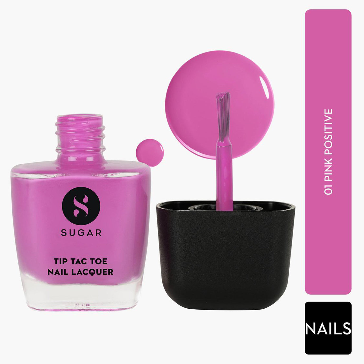 Sugar Tip Tac Toe Nail Laquer Classic 9Ml