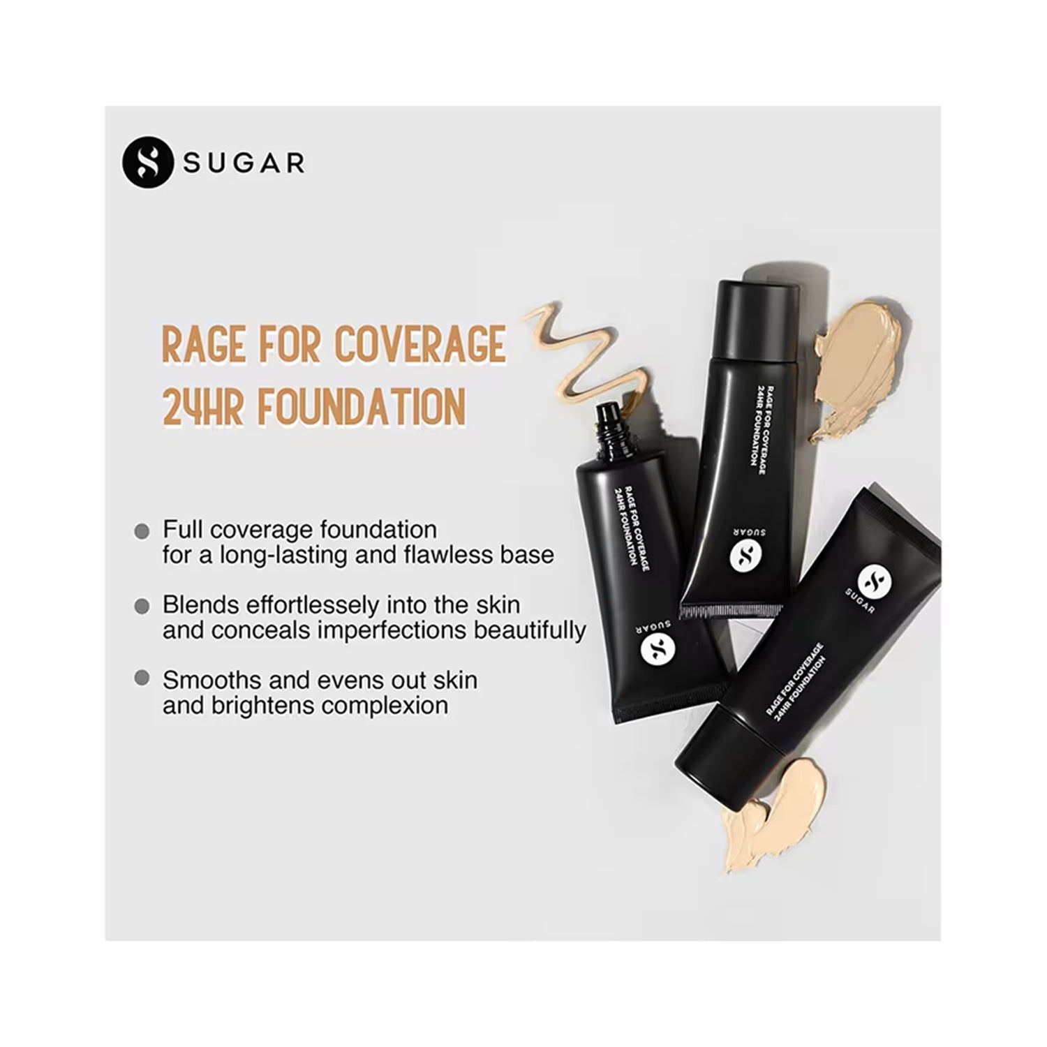 Sugar Rage For Coverage Foundation 30Ml