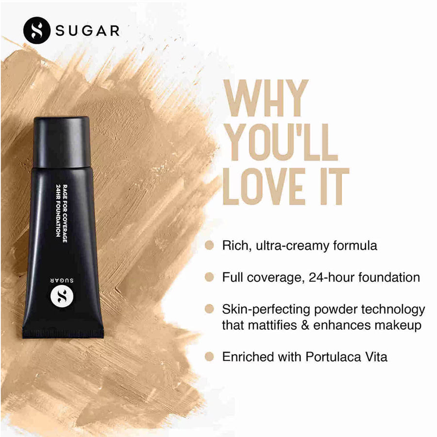 Sugar Rage For Coverage Foundation 30Ml
