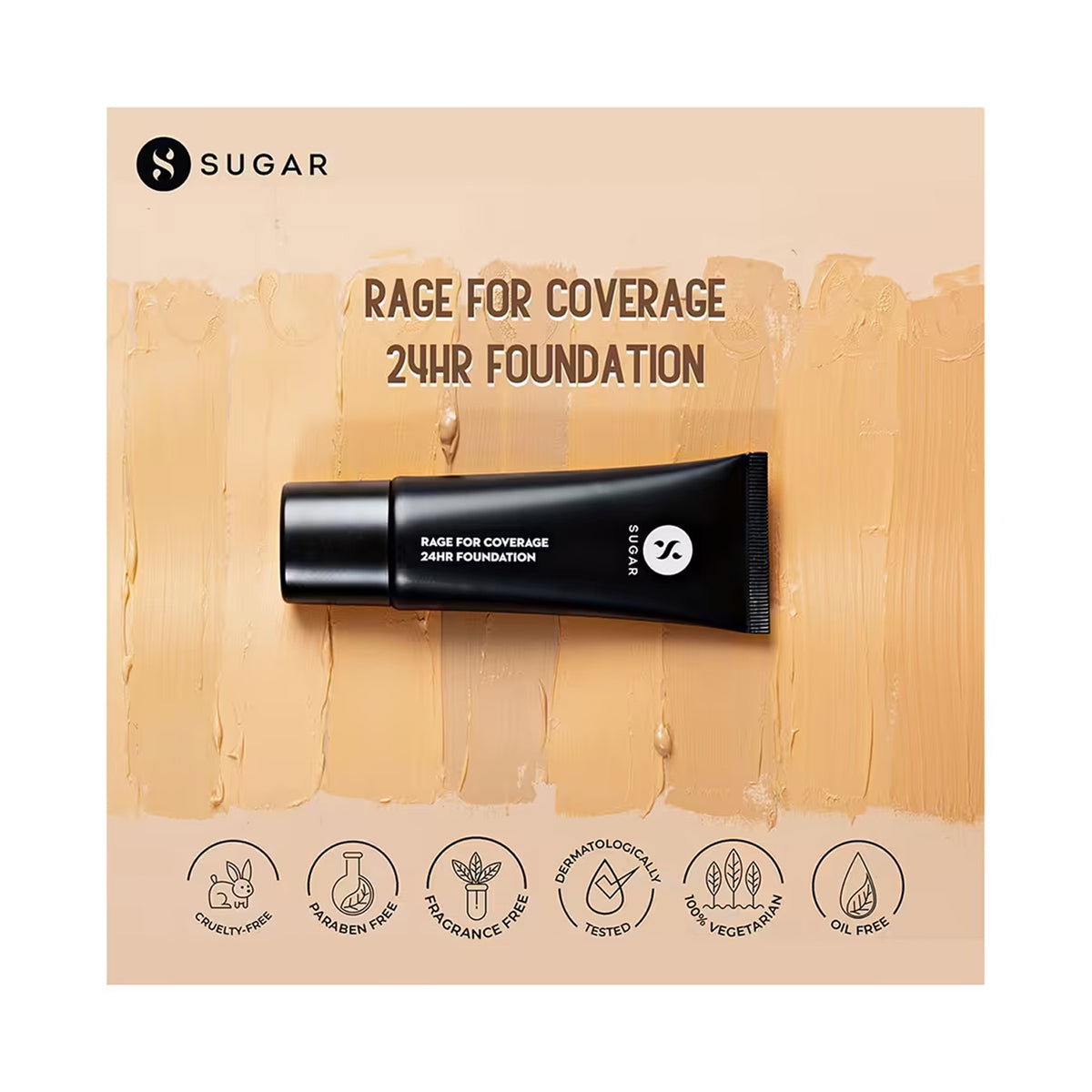 Sugar Rage For Coverage Foundation 30Ml