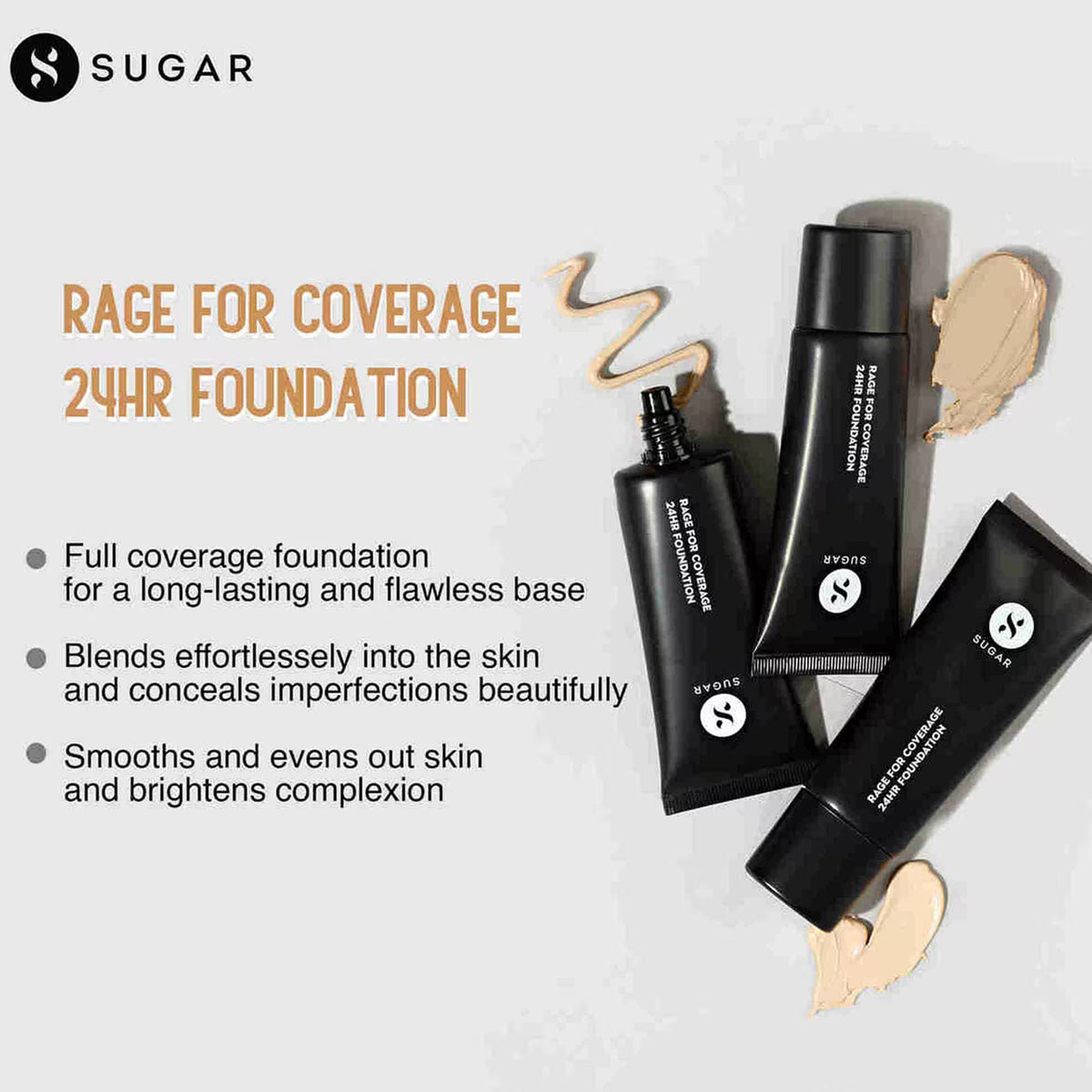Sugar Rage For Coverage Foundation 30Ml