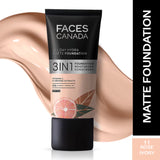 Faces 3 In 1 All Day Hydra Matte Foundation 30ML