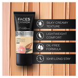 Faces 3 In 1 All Day Hydra Matte Foundation 30ML
